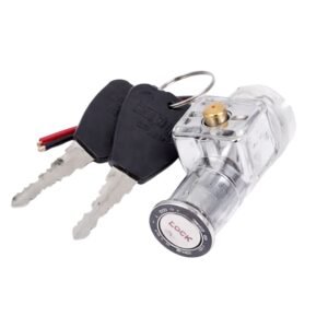Batterie-Ladeschloss Akku-Schloss Metall für E-Bike E-Scooter inkl. 2 Schlüssel